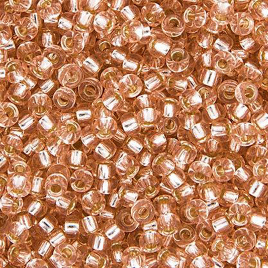 11/0 Pink Mist Silver Lined APX.22g (0023V)
