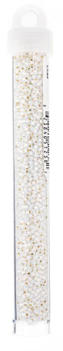 11/0 apx.22g White Opal Silver Lined (0551V)
