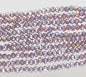 4mm rondelle Mauve