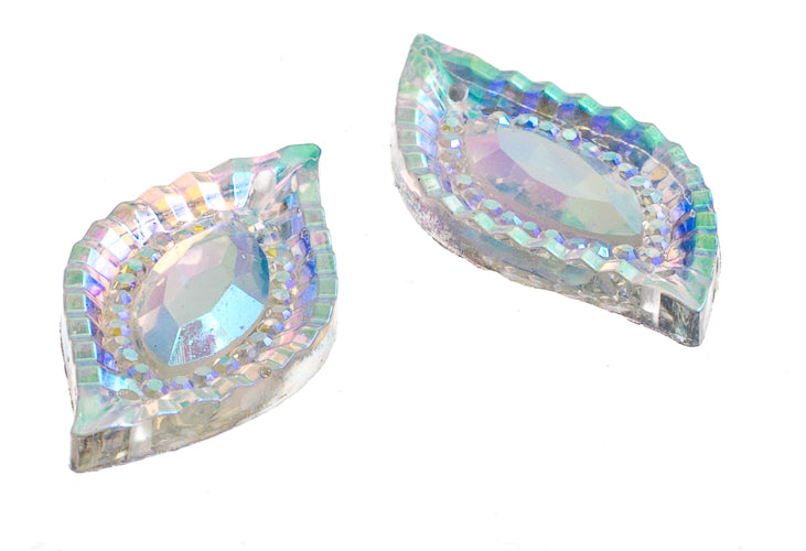 15x30mm Navette Crystal Ab