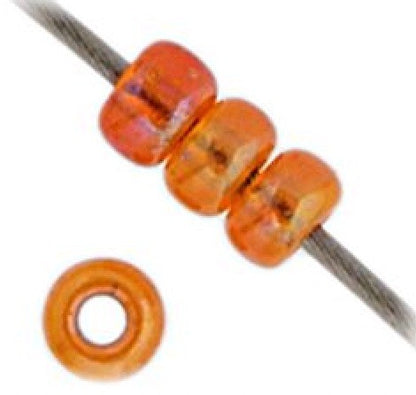 11/0 apx.22g Lt.Orange Silver Lined AB (1008V)