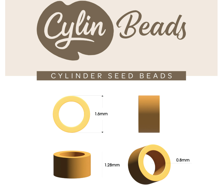 Cylin Bead 11/0 approx.23g Hank Glow in Dark - Yellow (1142H)
