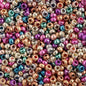 Czech Glass Seed Beads 10/0 Metallic Multi