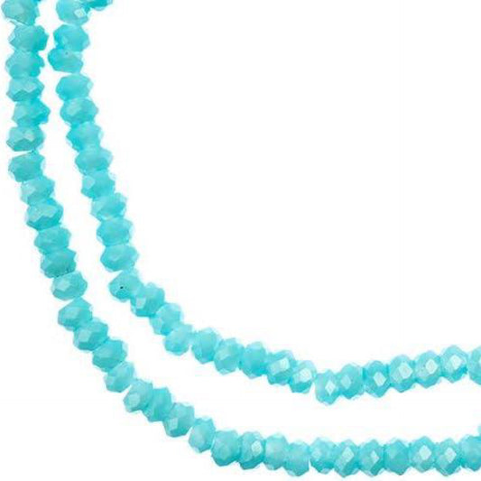 1.5x2.5mm -Opaque Blue Rondelle (27290108-32)