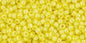 Toho 11/0 Yellow Opaque luster