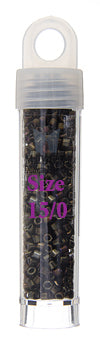 Miyuki 15/0 Delica RD brown iris  5.2gms (0007V)