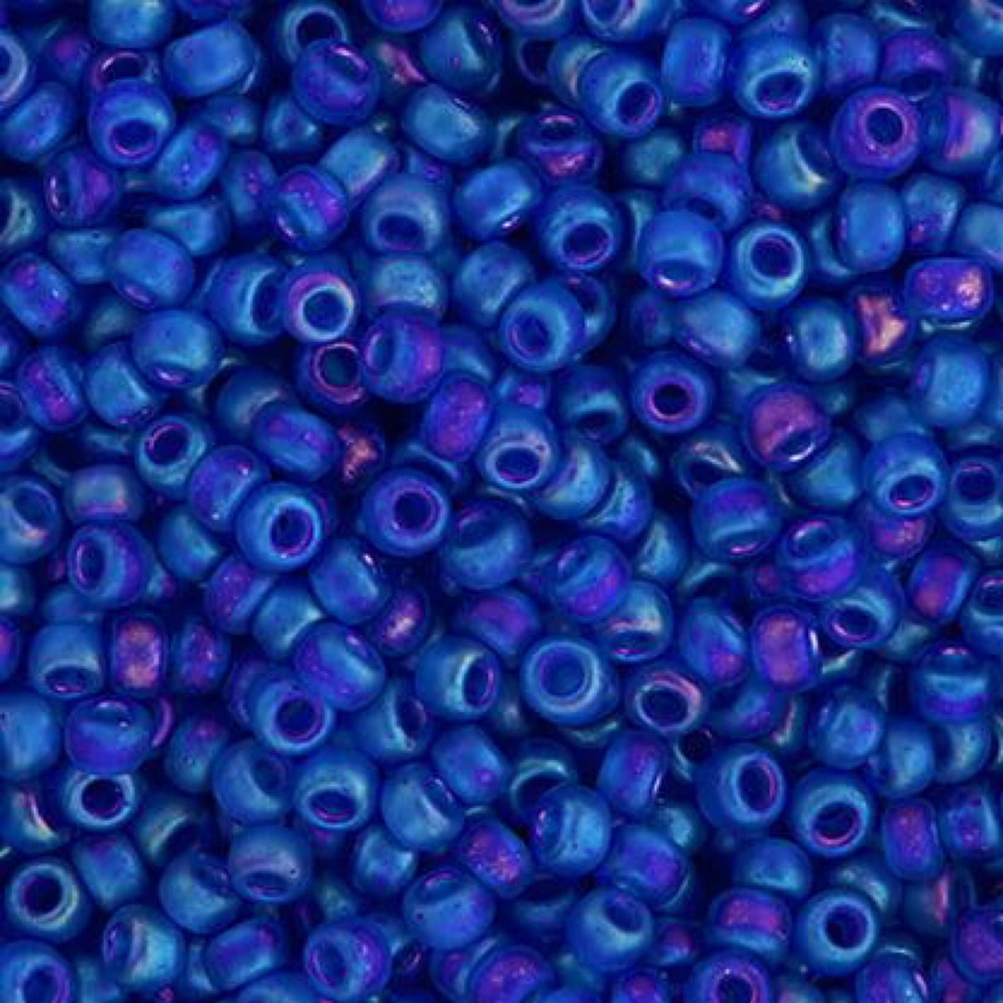 11/0 apx.22g Cobalt Transparent AB Matte (0151FRV)