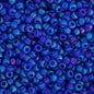 11/0 apx.22g Cobalt Transparent AB Matte (0151FRV)