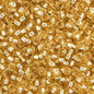 11/0 apx.22g Lt.Gold Silver Lined (0002V)
