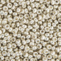 Galvanized Silver Beads for Jewelry Making 11/0
