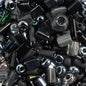 Czech Glass Seed Beads 10/0 black Diamond