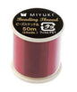Miyuki Nylon Beading Thread B Red (50m) for DIY Jewelry Making