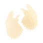 Bone Eagle Head Pendant 2pcs 51x31mm Natural finish work on bone