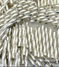 25mm silver twist