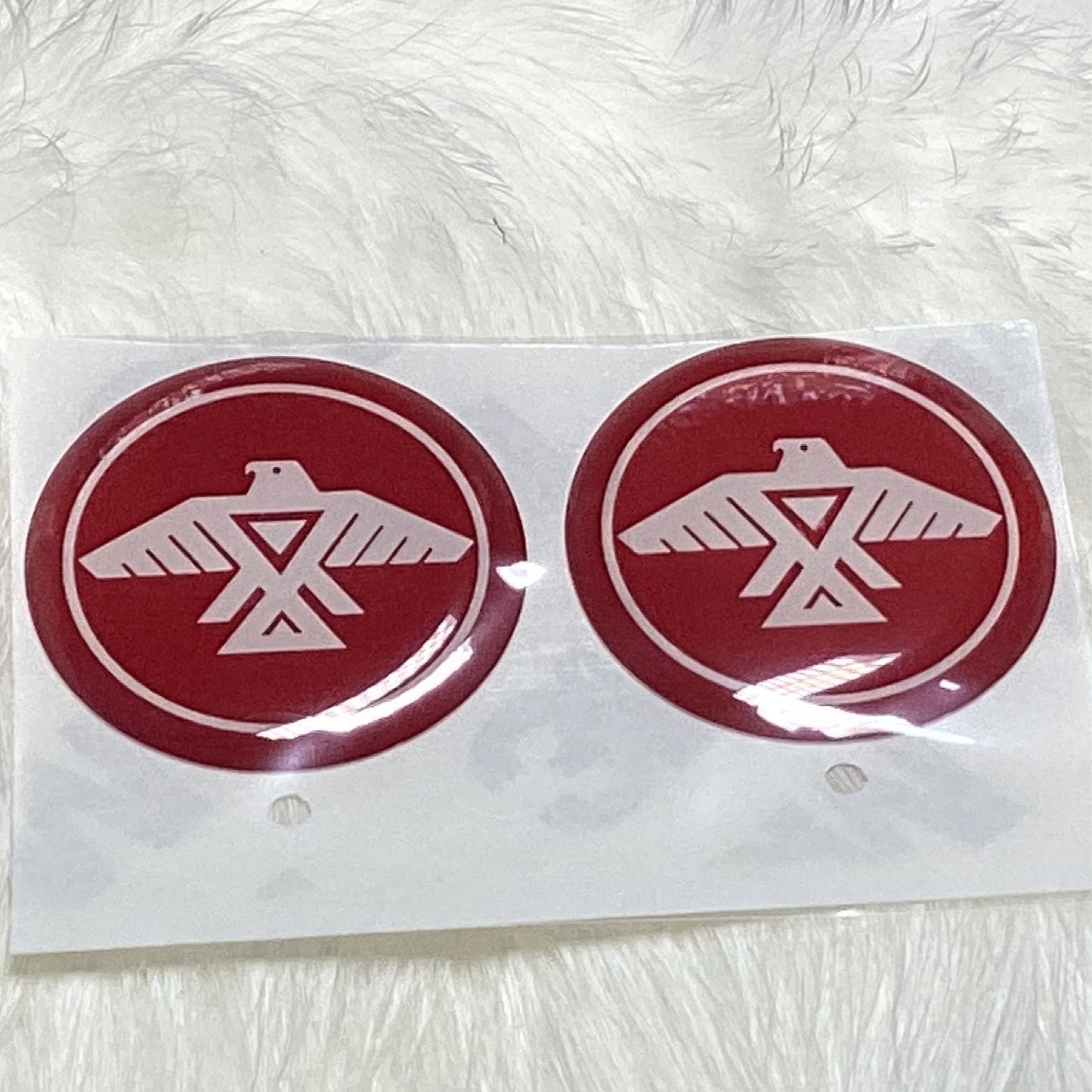 Red thunderbird epoxy cabs 1 inch