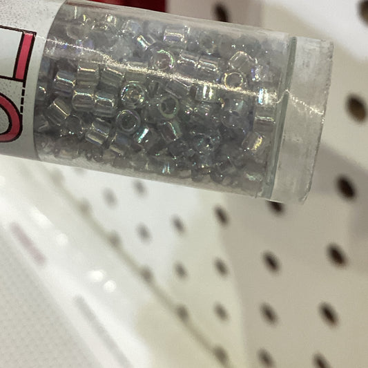 Transparent Light Blue AB Miyuki Delica Beads 10/0 (0110v)