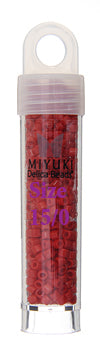15/0 delica Rd Red opaque 5.2g (0723V)