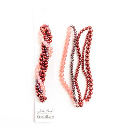 27290100-20 Twisted Bead Strands Hellebores