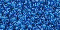 Toho  11/0 Aqua/Capri Lined' 8g