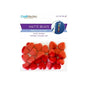 Multicraft Plastic Beads 20g-Heart Red