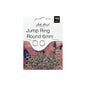 John Bead MHf Jump Ring Rnd 6mm A Slv 142pc