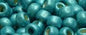 6/0 Toho  Turquoise galvanized matte