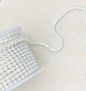 4mm white rhinestone