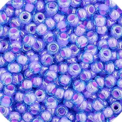 11/0 Vial Aqua/Amethyst C/L apx23g (66435058V)