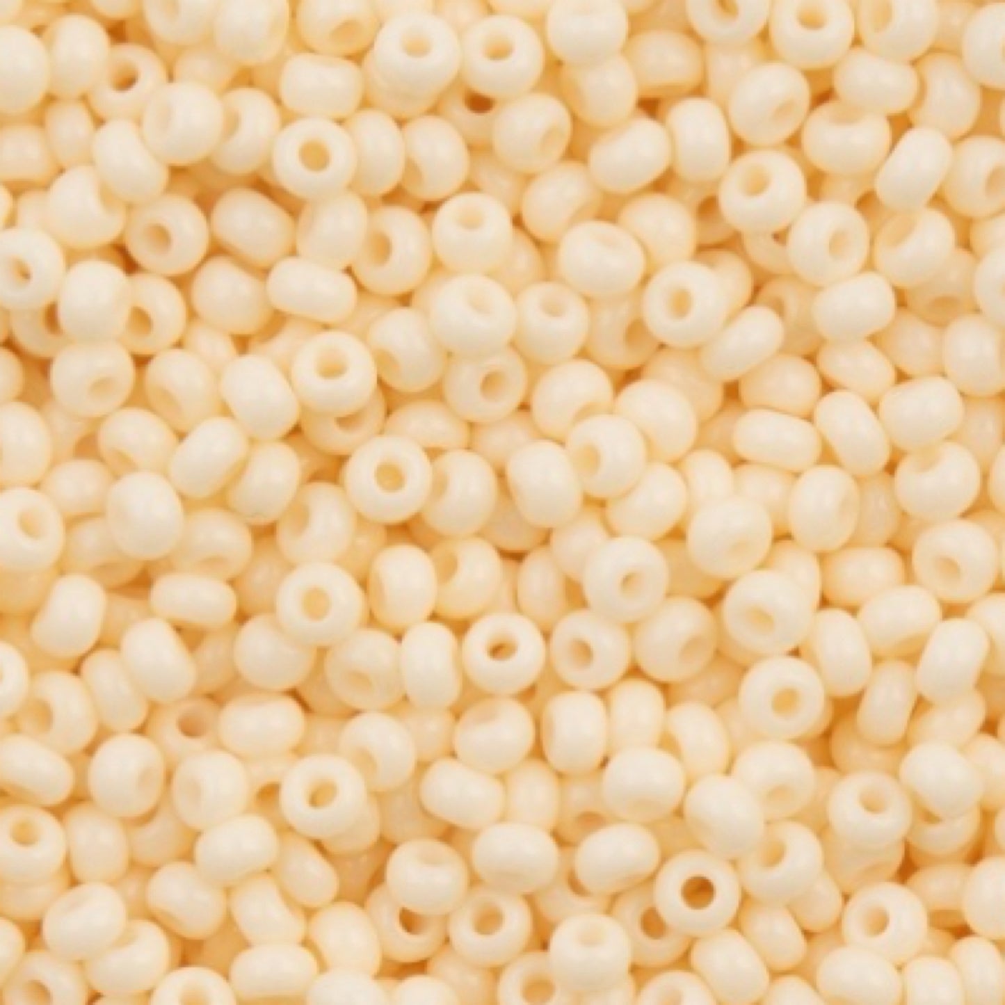 Czech Glass Seed Beads 10/0 (2.3mm Diameter) Bone SOLGEL DIY Jewelry Making Beads