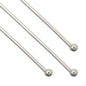 ball pins Silver 2inch 22 gauge 50/pk