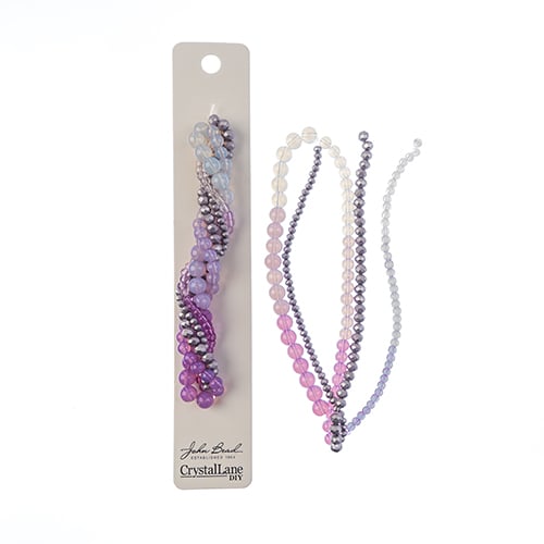 27290100-55 Twisted Bead Str Purple
