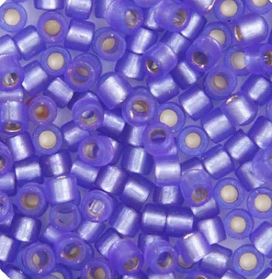 11/0 5.2g Vial Purple Semi-Matte Dyed (0694V)