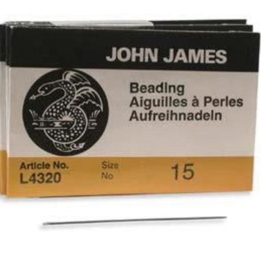 #15 beading needle 5/pk
