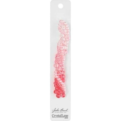 27290100-54 Twisted Bead Strands Pink Twilight