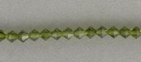 Preciosa Olivine 8mm 15 beads