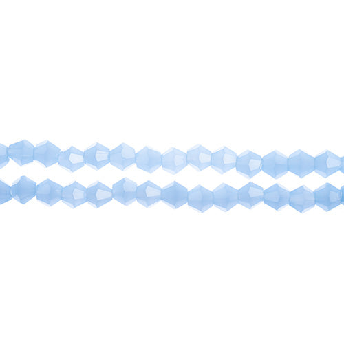 Bicone 2Strand 7in (apx96pcs) 4mm Opaque Light Periwinkle