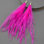 Fushia Feather tassel ( by the pair)