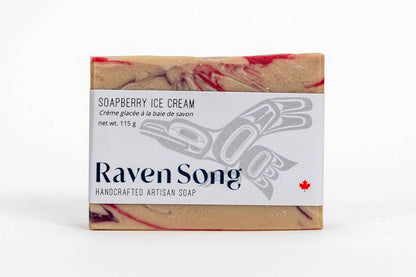 Soapberry Ice Cream Soap | Mountain Air + Spruce + Berries