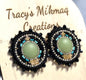 24k gold turquoise studs
