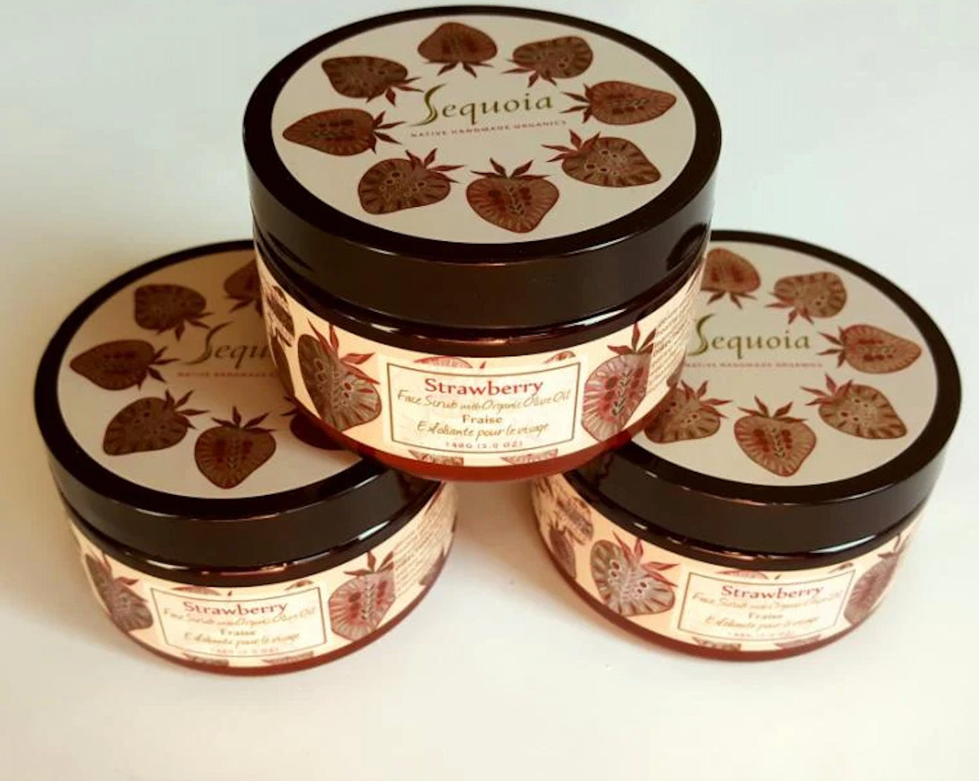 Sequoia Face scrub with Organic Olive oil