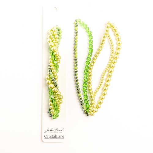 27290100-26 Twisted Bead Strands Zinnia
