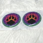 Wolf paw epoxy cabs 1 inch