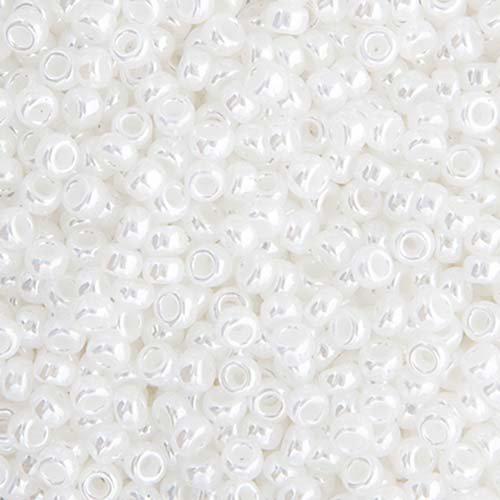 11/0 in White Pearl Ceylon 22g (0528V)