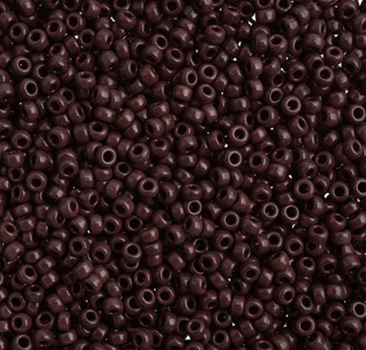 11/0 apx.22g Brown Currant Opaque (0419V)