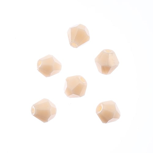 John Bead Crys Ln Bicon 6mm Lt Cream