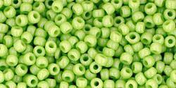 11/0 toho lime green op