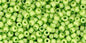11/0 toho lime green op