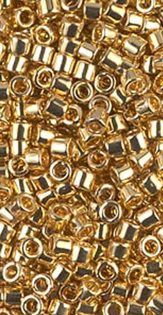 10/0 delica Gold 24k plated 5.2 g