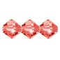 Preciosa Padparadscha 4mm 31 bead