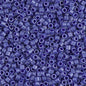 Matte Metallic Sapphire Blue Miyuki Delica Beads 10/0 (0361V)
